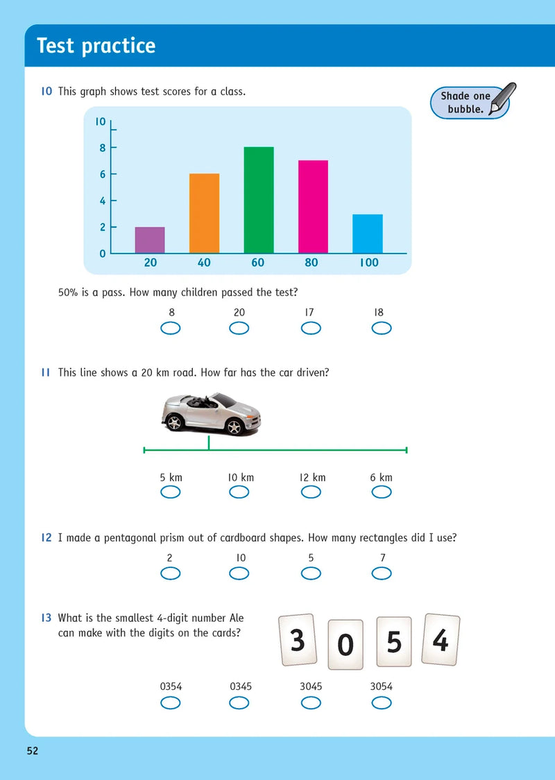 Sample inside page from the Targeting Maths Year 5 Student Book, taken from the publisher product gallery