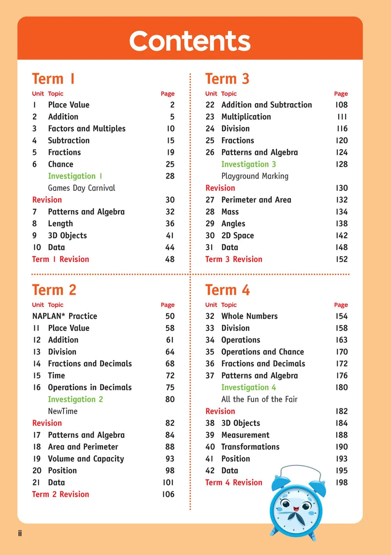Sample inside page from the Targeting Maths Year 5 Student Book, taken from the publisher product gallery