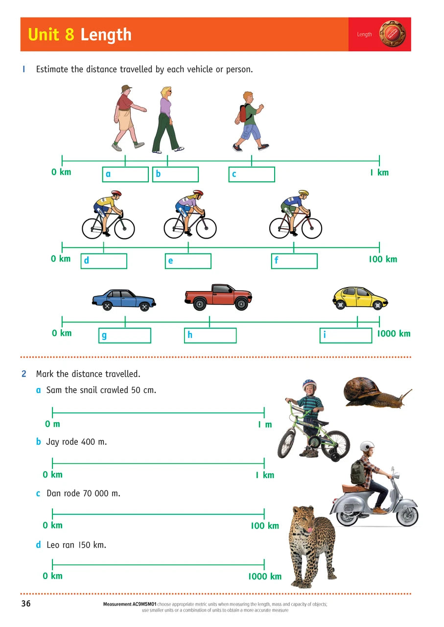 Sample inside page from the Targeting Maths Year 5 Student Book, taken from the publisher product gallery