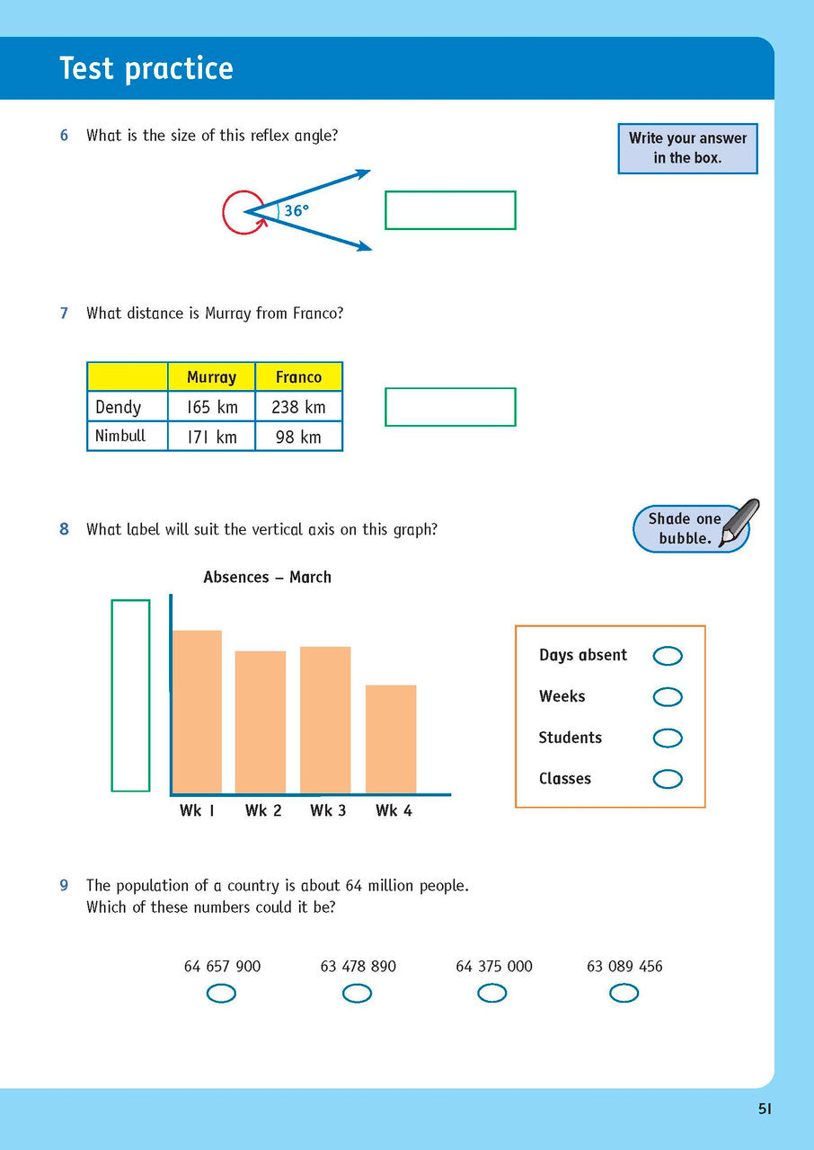 Sample inside page from the Targeting Maths Year 6 Student Book, taken from the publisher product gallery