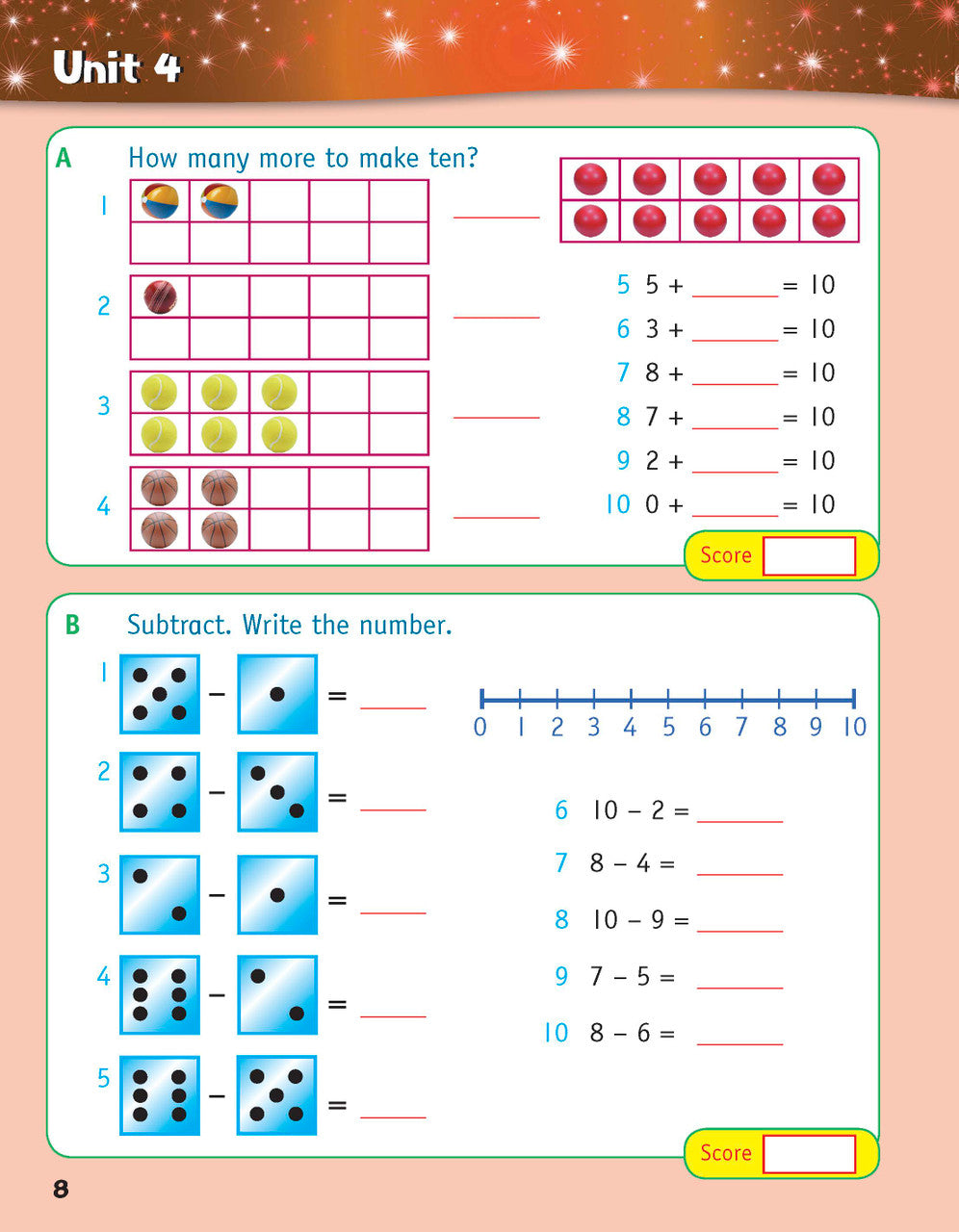 Sample inside page from the Targeting Mental Maths Year 2 2023 Curriculum Edition workbook, taken from the publisher product gallery