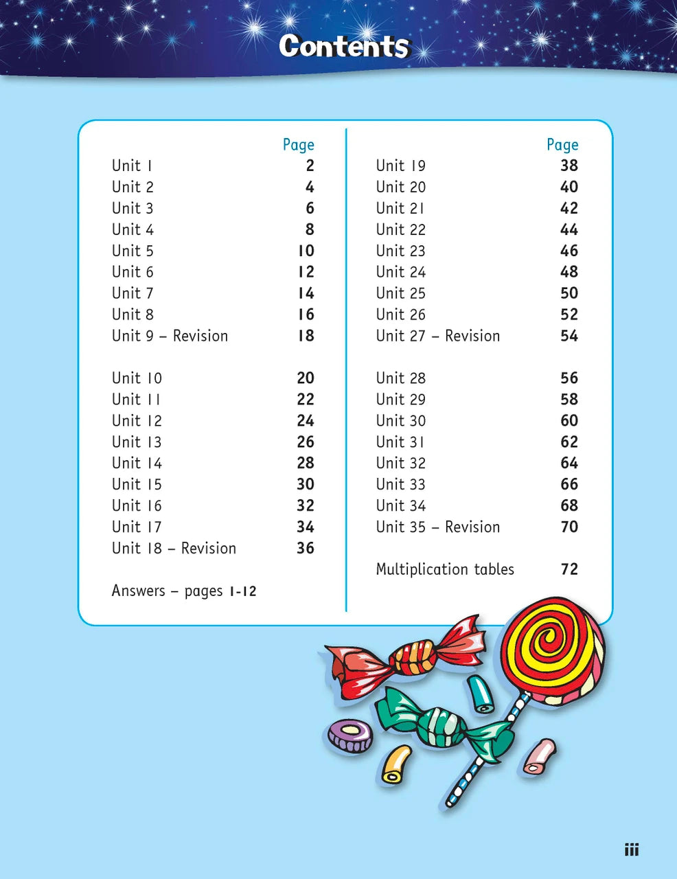 Sample inside page from the Targeting Mental Maths Year 3 2023 Curriculum Edition workbook, taken from the publisher product gallery