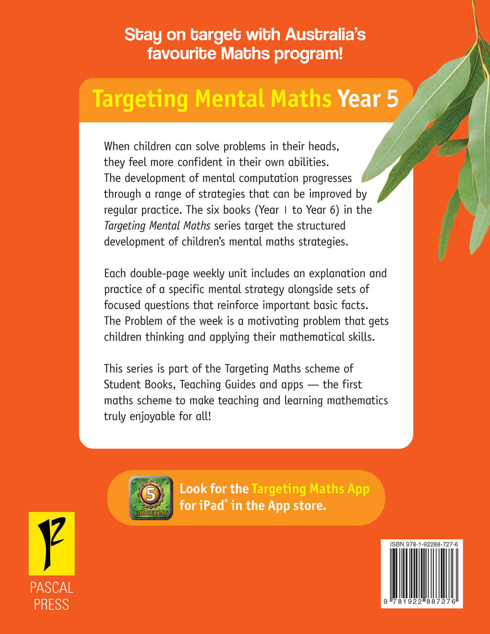 Sample inside page from the Targeting Mental Maths Year 5 2023 Curriculum Edition workbook, taken from the publisher product gallery