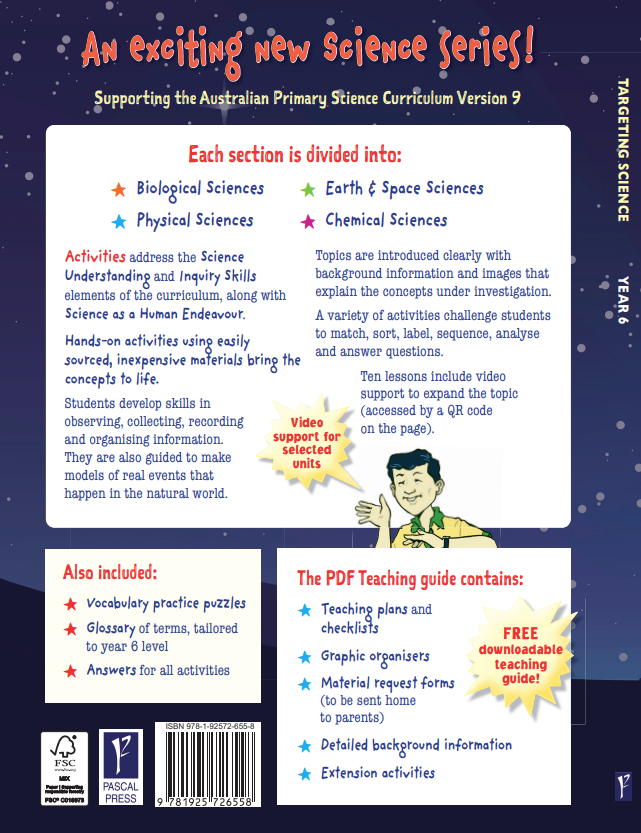 Additional preview image supplied in the publisher gallery for Targeting Science Year 6, shown as the final gallery image