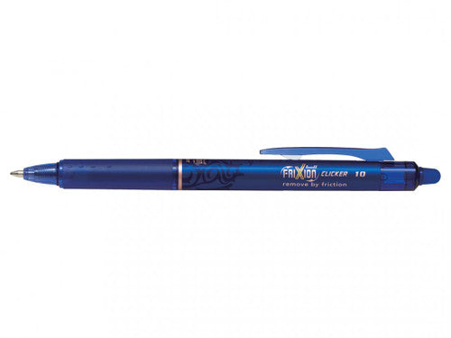 Pilot FriXion Clicker Erasable Retractable Gel Pen Medium Blue Box of 12 - image 1