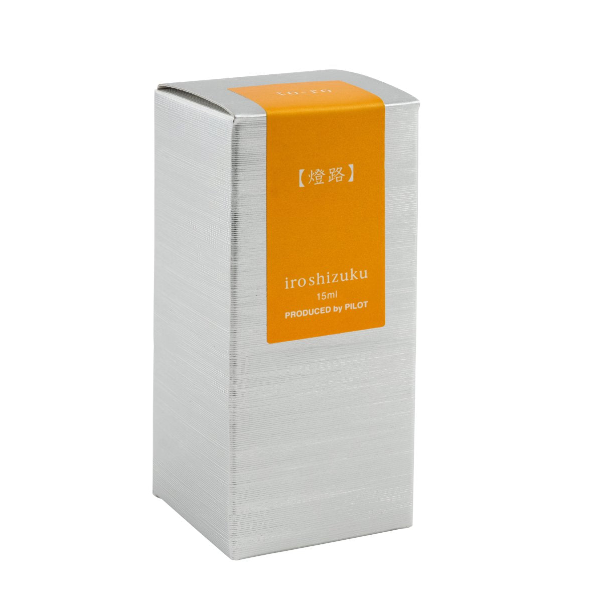 Printed presentation box for Pilot Iroshizuku 15ml Warm Lantern (To-ro) fountain pen ink, showing the Iroshizuku branding and colour name.