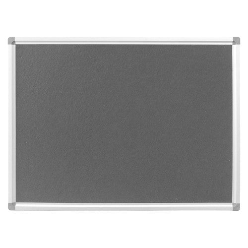 Rapidline Standard Pinboard 1200 x 15 x 1200mm Grey Upholstery