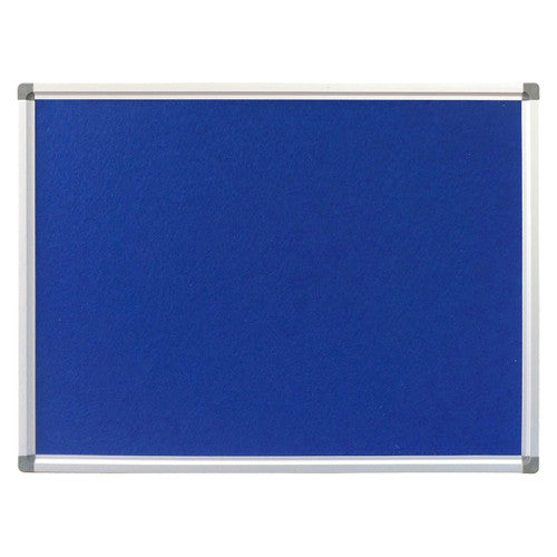 Rapidline Standard Pinboard 1800 x 15 x 900mm Blue Upholstery