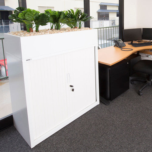 Rapidline Planter Box 900 x 230 x 473mm Only White for Go Tambour Door Cupboard