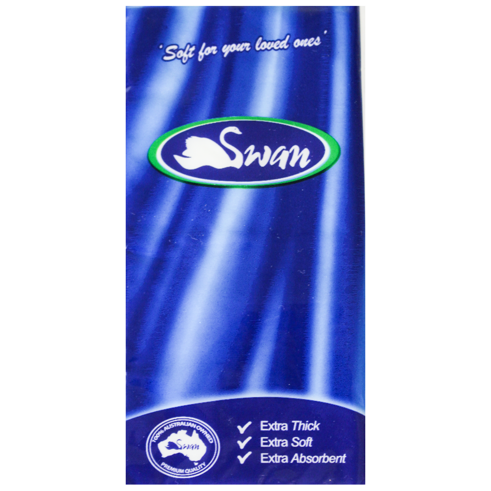 Pocket Tissues Pack/10 showing compact pocket-format tissues for first aid kit and workplace sundry supply