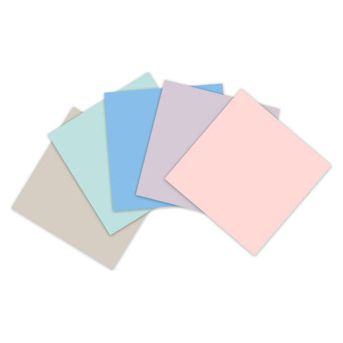 Post-it Wanderlust Pastels Notes 654R-5SSNRP secondary view showing calming pastel colour pack applied to home office wall