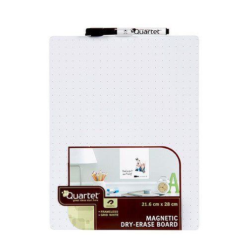 Quartet Magnetic Tile Grid Whiteboard 216 x 280mm White Pack of 6