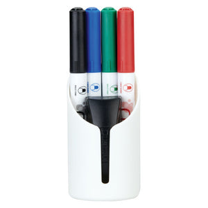 Quartet Accessory Cup with Marker and Eraser Pack of 6