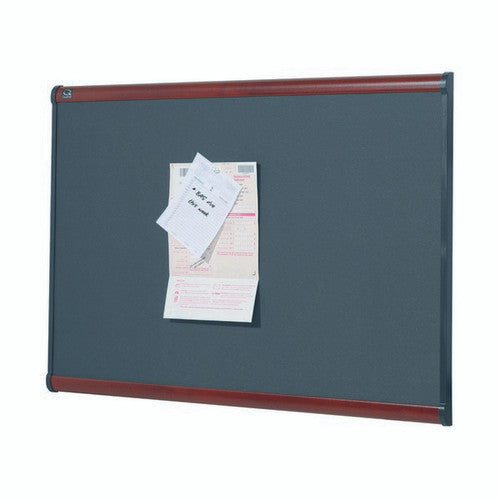 Quartet Prestige Fabric Diamond Board Mahogany Frame 1200 x 900mm