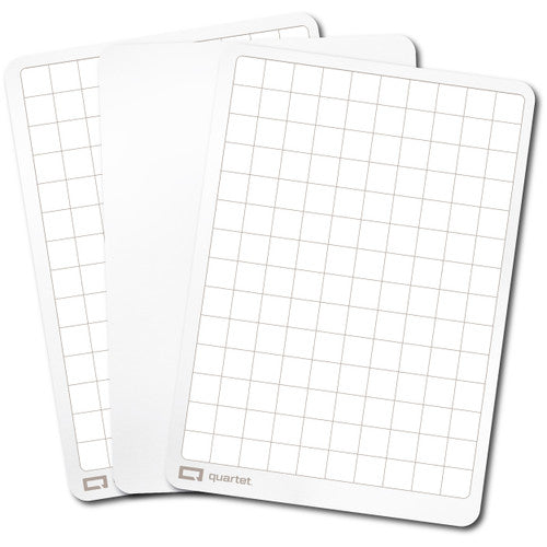 Quartet Flex Whiteboard A4 Double-Sided Plain and Grid Pack of 30