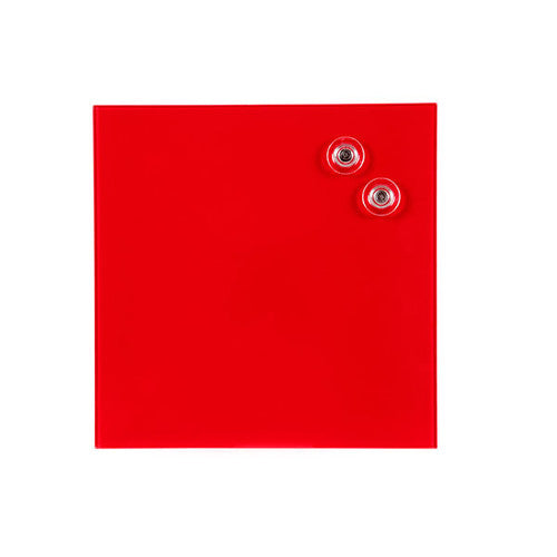 Quartet Glass Board 300 x 300mm Red