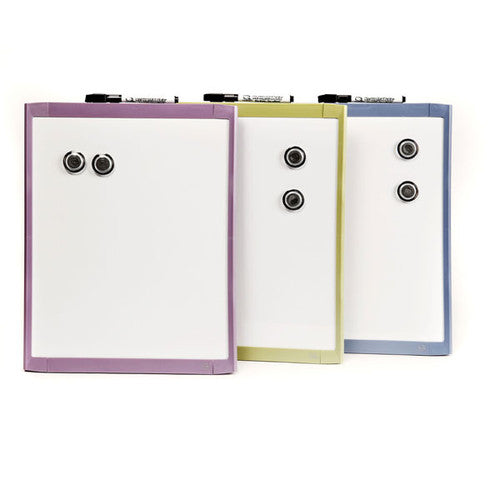Quartet Basics Whiteboard 220 x 280mm Assorted Pack of 4