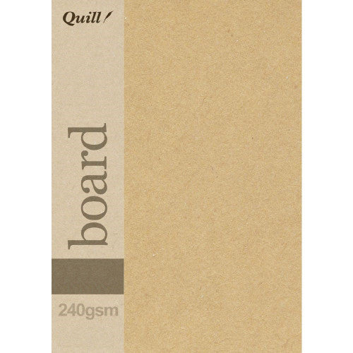 Quill Kraft Board 240gsm A2 Pack of 10
