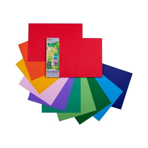 Quill Coloured Board 210gsm A3 Assorted Pack of 100