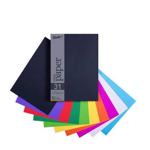 Quill Cover Paper 125gsm A5 Assorted Pack of 250