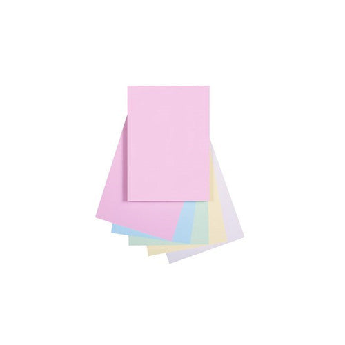 Quill Coloured Paper 80gsm A5 Pastel Assorted Pack of 250