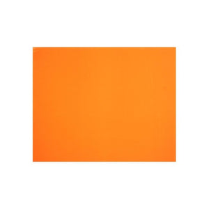 Single sheet of Quill Fluoro Board 510 x 635mm in fluoro orange, shown flat on a white background