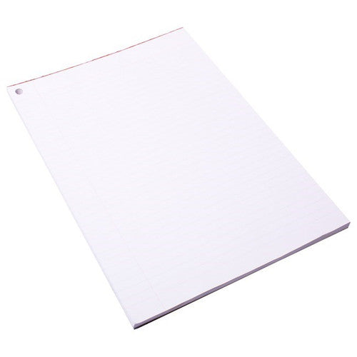 Quill Paper Exam Pad Ruled 8mm 60gsm A4 90 Sheets White Box of 10
