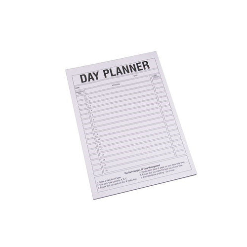 Quill Day Planner Pad 70gsm A4 50 Leaf White Pack of 10