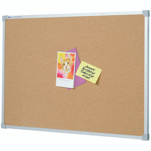 Quartet Penrite Corkboard Aluminium Frame 2400 x 1200mm - image 1