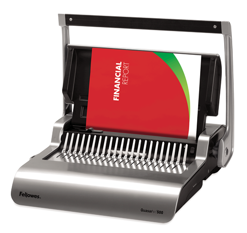 Fellowes Binding Machine Plastic Comb Quasar Plus 500