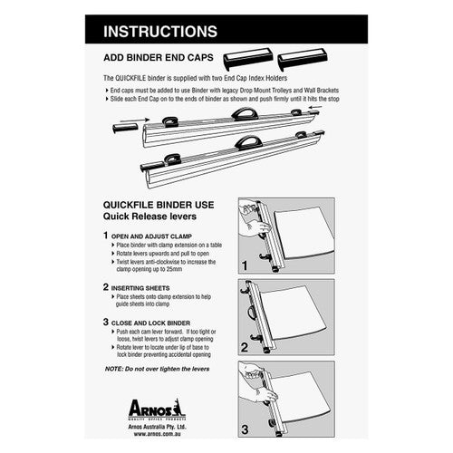 Quickfile Binder B1 Black Large Format Plan Binder - image 3