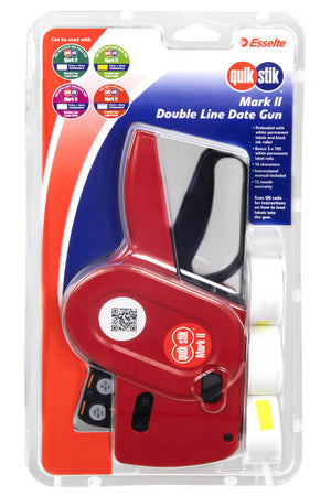 QuikStik Mark II Date Price Gun Double Line - image 1