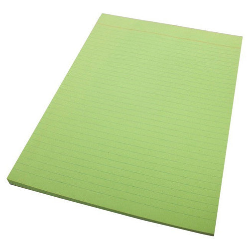 Quill Bond Pad Ruled 70gsm A4 70 Leaf Green Box of 10 - image 1