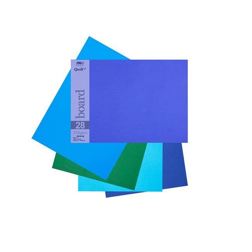 Quill Coloured Board 210gsm A3 Cold Assorted Pack of 15 Box of 5 - image 1
