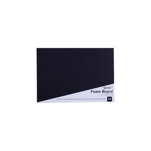 Quill Foam Board 5mm A3 Black Pack of 5 - image 1