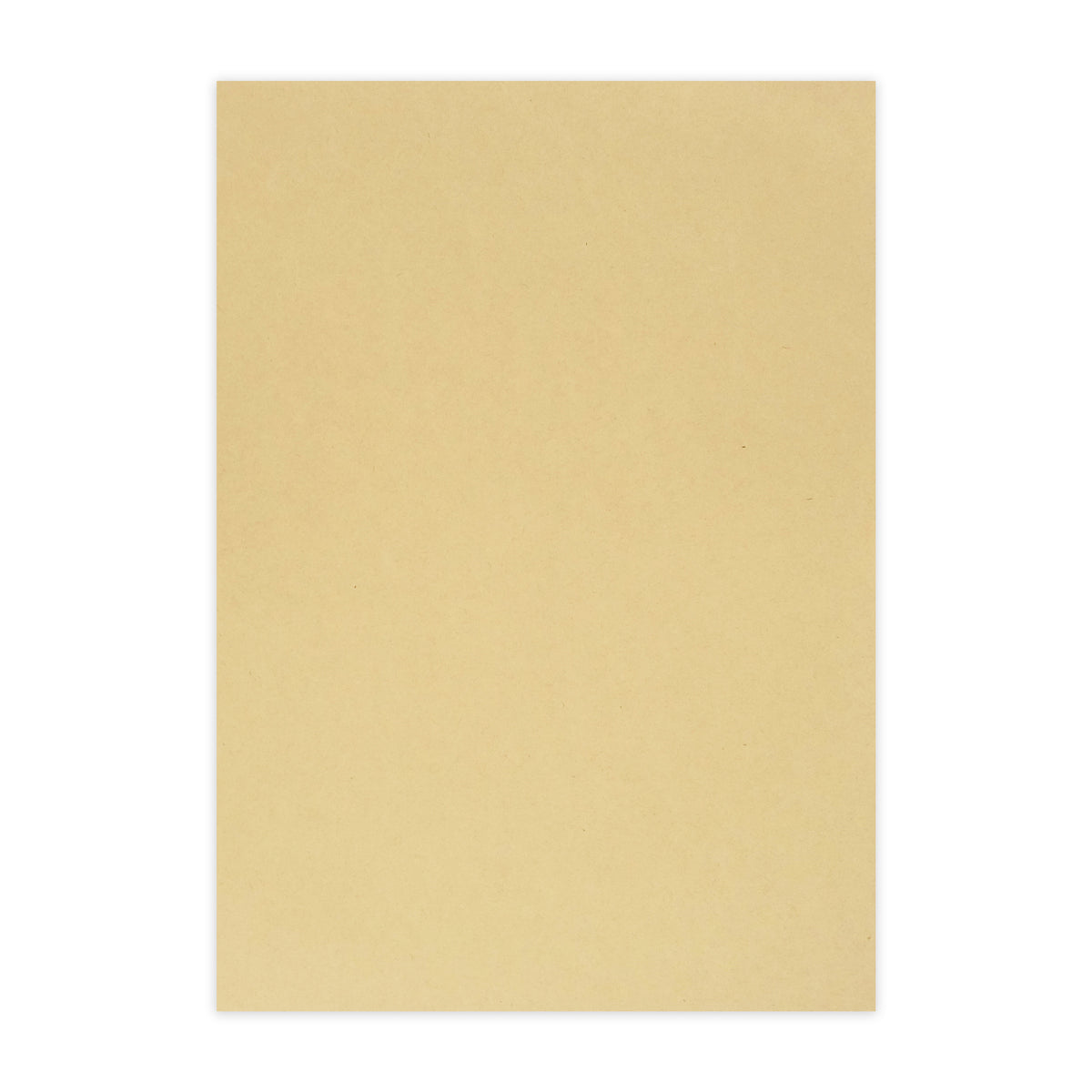 Single plain sheet of natural brown kraft paper from the Quill A4 kraft pad