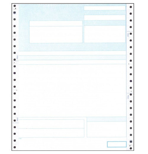 Bala Invoice Credit Continuous Business Forms 279 x 229mm Box of 1000