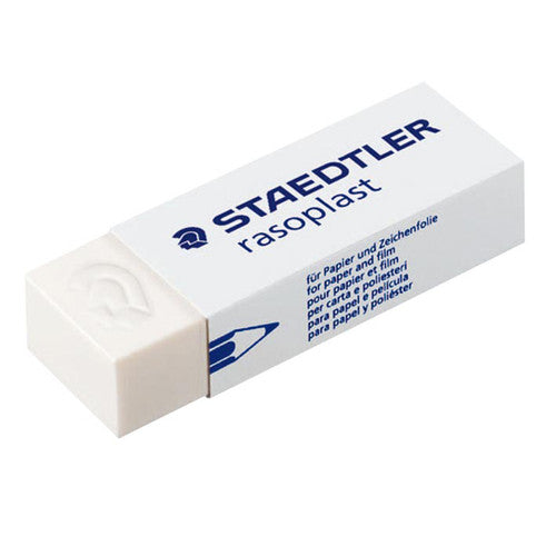 Staedtler 526 B20BK2 Rasoplast Pencil Eraser Large 65 x 23 x 13mm Blistercard 10