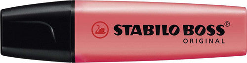 Stabilo Boss Original Chisel Tip Highlighter Box of 10 Red