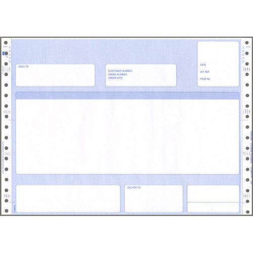 Bala IAL Invoice Continuous Business Forms 216 x 305mm Box of 750