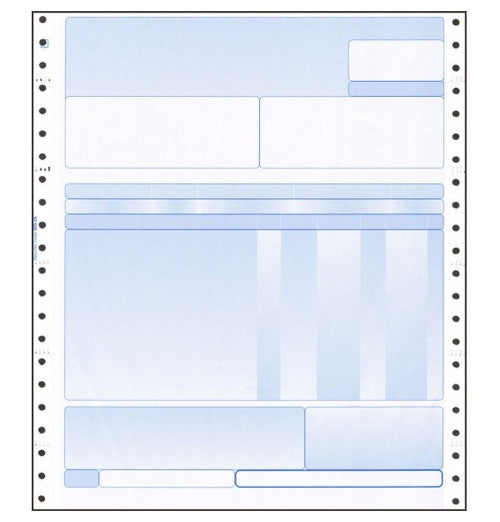 Bala Invoice Credit Continuous Business Forms 279 x 241mm Box of 750