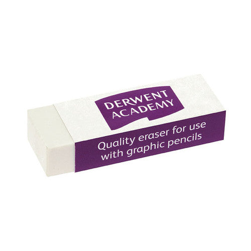 Derwent Academy Eraser Large Blistercard White