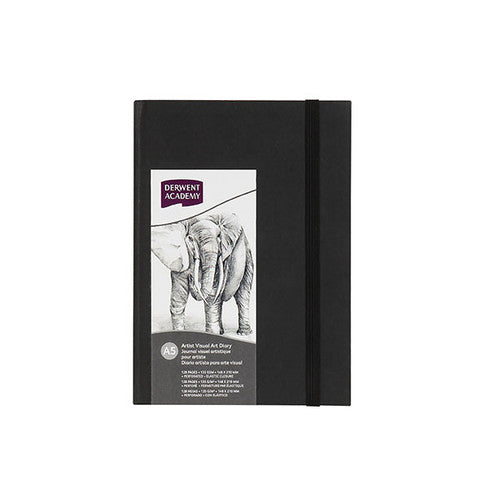 Derwent Academy Visual Art Diary A5 Portrait 128 Pages Box of 5