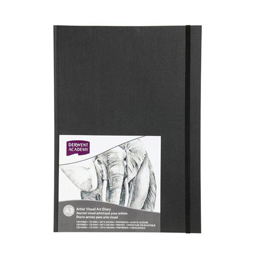 Derwent Academy Visual Art Diary A3 Portrait 128 Pages