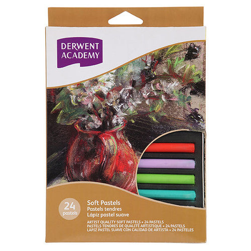 Derwent Academy Soft Pastels Pack of 24 Box of 6