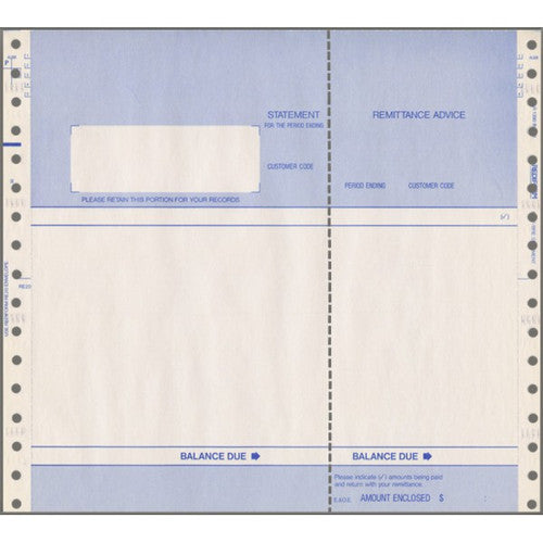 Bala Breeze Statement Continuous Business Forms 216 x 241mm Box of 1000