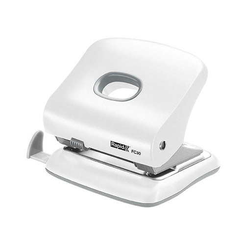 Rapid FC30 2 Hole 30 Sheet Punch White