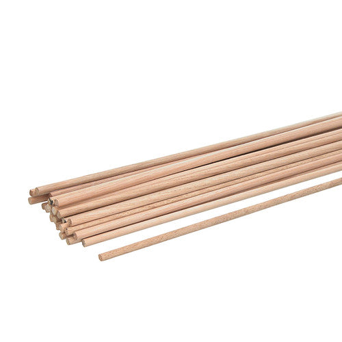 Creative School Supply Dowel Rod 6mm x 90cm Natural Pack of 30