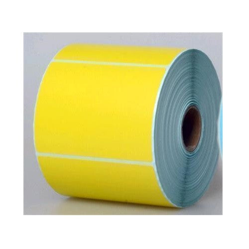 Bala Direct Thermal Labels Removable Adhesive Non-Perforated 28 x 28mm Yellow Roll of 2000