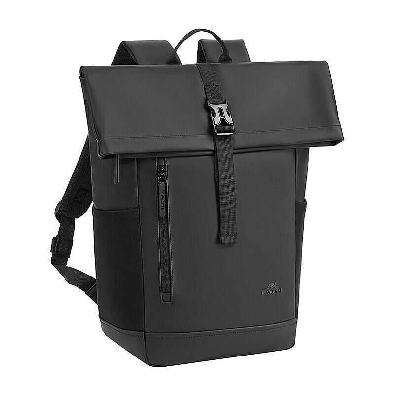 RIVACASE 7826-BK Urban Backpack 17L Black front view